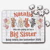 FREE WITH ORDERS OVER £30! - For Big Sister Pregnancy Announcement Gift Animals Custom Wood Jigsaw Puzzle