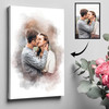 Watercolour Family Portrait, Custom Gift, Personalised Painting From Photo, Photo Art