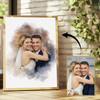 Wedding Day Watercolour Portrait From Photo, Bride & Groom Gift, Print Or Canvas Wedding Day Watercolour Portrait From Photo, Bride & Groom Gift, Print Or Canvas