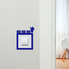 Light Switch Surround Ho Ho Ho Santa Claus Christmas Decor Switch Cover Frame