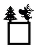 Light Switch Surround Christmas Decor Tree And Reindeer Decor Switch Cover Frame Light Switch Surround Christmas Decor Tree And Reindeer Decor Switch Cover Frame