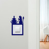 Light Switch Surround Christmas Decor Tree Snowman Decorative Switch Cover Frame