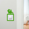Light Switch Surround Kids Room Sledding Christmas Decor Switch Cover Frame