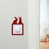 Light Switch Surround Easter Bunny Rabbits Decorative Switch Plate Cover Frame