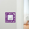 Light Switch Surround Abstract Geometric Design 1 Decorative Switch Cover Frame