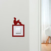 Light Switch Surround Girl Reading Book Decorative Switch Plate Cover Frame