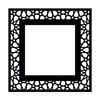 Light Switch Surround Abstract Geometric Design 2 Decorative Switch Cover Frame