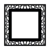Light Switch Surround Abstract Geometric Design 4 Decorative Switch Cover Frame