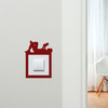 Light Switch Surround Boy Reading Book Decorative Switch Plate Cover Frame