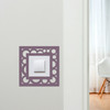 Light Switch Surround Abstract Geometric Design 8 Decorative Switch Cover Frame