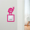 Light Switch Surround Happy Character Kids Room Decorative Switch Cover Frame
