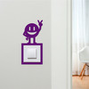 Light Switch Surround Happy Character Kids Room Decorative Switch Cover Frame