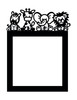 Light Switch Surround Safari Animals Cute Kids Room Decor Switch Cover Frame