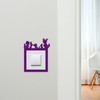 Light Switch Surround Woodland Animals Kids Room Decorative Switch Cover Frame