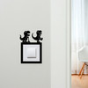 Light Switch Surround Dinosaurs Skating Kids Room Decor Switch Cover Frame