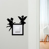 Light Switch Surround Fairy Sitting Kids Room Decorative Switch Cover Frame