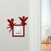 Light Switch Surround Fairy Sitting Kids Room Decorative Switch Cover Frame