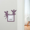 Light Switch Surround Fairy Sitting Kids Room Decorative Switch Cover Frame