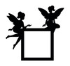 Light Switch Surround Fairy Sitting Kids Room Decorative Switch Cover Frame