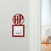 Light Switch Surround Harry Potter Logo Kids Room Decorative Switch Cover Frame