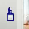 Light Switch Surround Princess Ariel Kids Room Decorative Switch Cover Frame