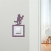 Light Switch Surround Rocket Raccoon Kids Room Decorative Switch Cover Frame