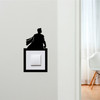 Light Switch Surround Superhero Superman Kids Room Decorative Switch Cover Frame
