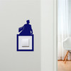 Light Switch Surround Superhero Superman Kids Room Decorative Switch Cover Frame