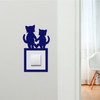 Light Switch Surround Cute Cat Couple Decorative Switch Plate Cover Frame