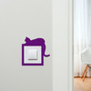 Light Switch Surround Cat Laying Down Decorative Switch Plate Cover Frame