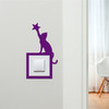 Light Switch Surround Cat Star Decorative Switch Plate Cover Frame