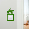 Light Switch Surround Cowboy Riding Horse Decorative Switch Plate Cover Frame