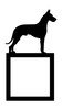 Light Switch Surround Great Dane Dog Decorative Switch Plate Cover Frame