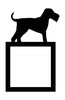 Light Switch Surround Airedale Terrier Dog Decorative Switch Plate Cover Frame