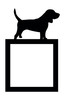 Light Switch Surround Beagle Dog Decorative Switch Plate Cover Frame