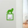 Light Switch Surround Border Collie Dog Decorative Switch Plate Cover Frame