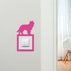 Light Switch Surround Border Collie Dog Decorative Switch Plate Cover Frame
