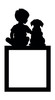 Light Switch Surround Boy And Dog Decorative Switch Plate Cover Frame