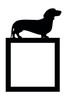 Light Switch Surround Dachshund Dog Decorative Switch Plate Cover Frame