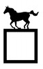 Light Switch Surround Horse Decorative Switch Plate Cover Frame