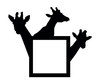 Light Switch Surround Giraffe Decorative Switch Plate Cover Frame