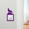 Light Switch Surround Wolf Howling Decorative Switch Plate Cover Frame