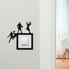 Light Switch Surround Basketball Players Decorative Switch Plate Cover Frame