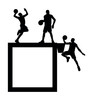 Light Switch Surround Basketball Players Decorative Switch Plate Cover Frame