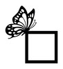 Light Switch Surround Butterfly Decorative Switch Plate Cover Frame