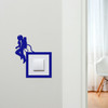 Light Switch Surround Astronaut Space Walking Decorative Switch Cover Frame