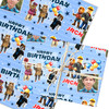 Personalised Wrapping Paper Kids Birthday Roblox Photo Boys Custom Gift Wrap