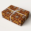 Personalised Wrapping Paper Kids Birthday Brown Photo Custom Gift Wrap