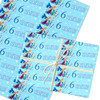Personalised Wrapping Paper Kids Birthday Dark Blue Frozen Custom Gift Wrap