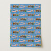 Personalised Wrapping Paper Kids Birthday Dark Blue Roblox Custom Gift Wrap